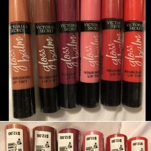 6 glossy lip balms Victoria's secret